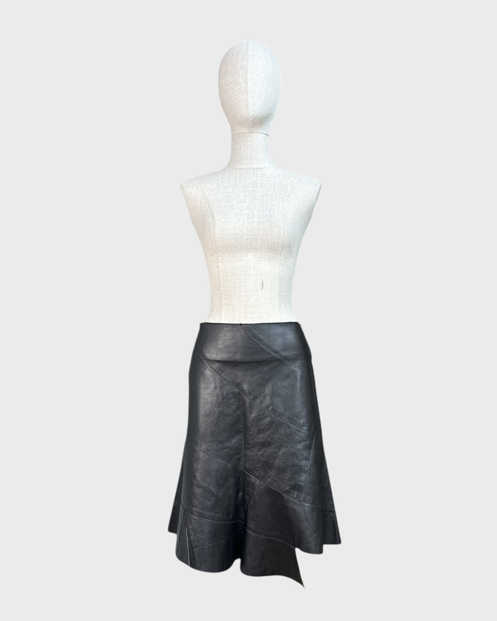 Jupe en cuir Noir Mackage , 2