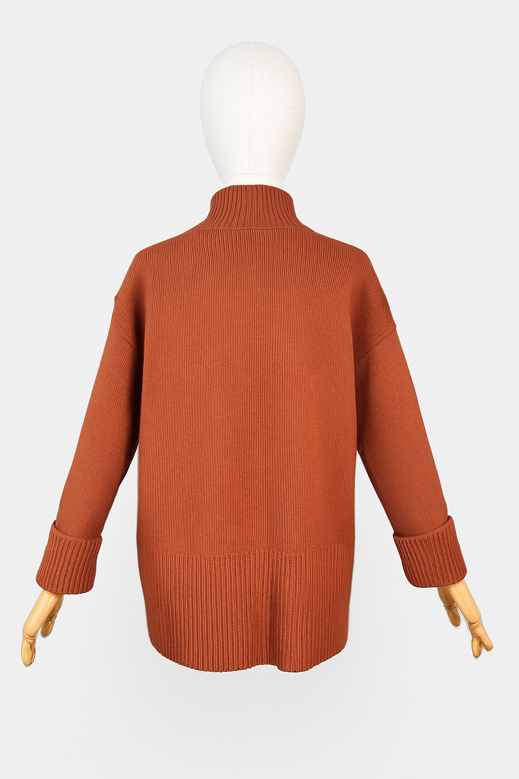 Pull tricot boutons Orange brûlé Max studio , M