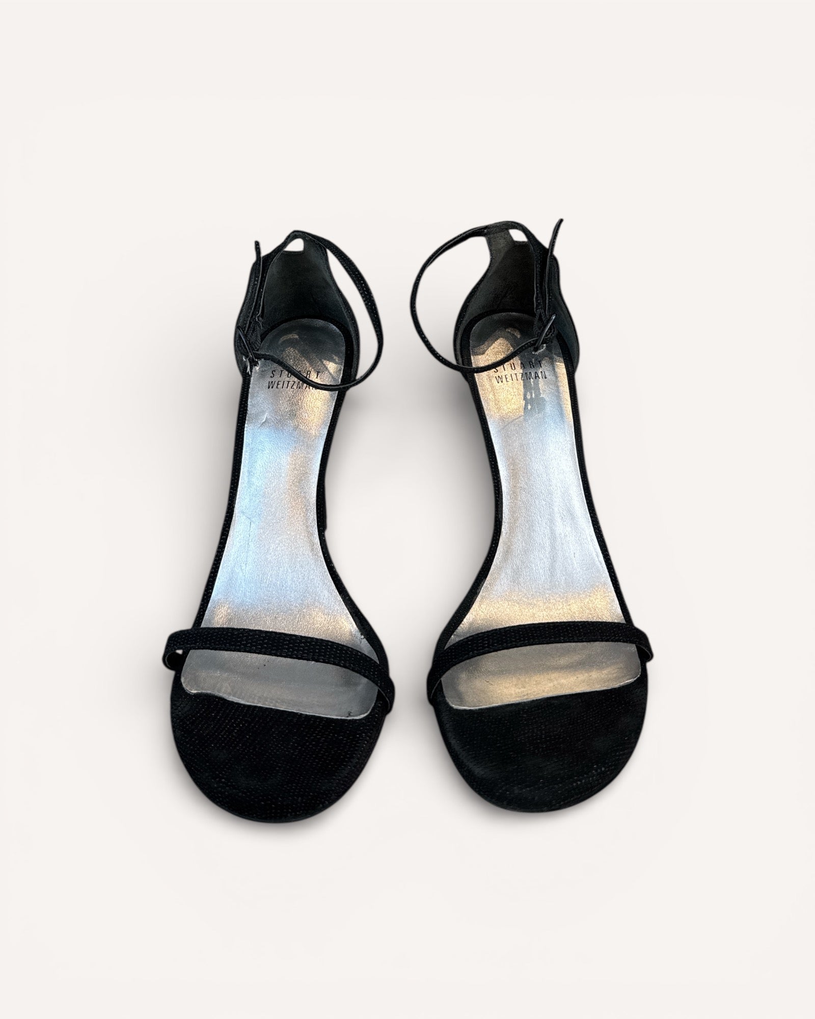 Sandales à brides Stuart Weitzman noires taille 7.5