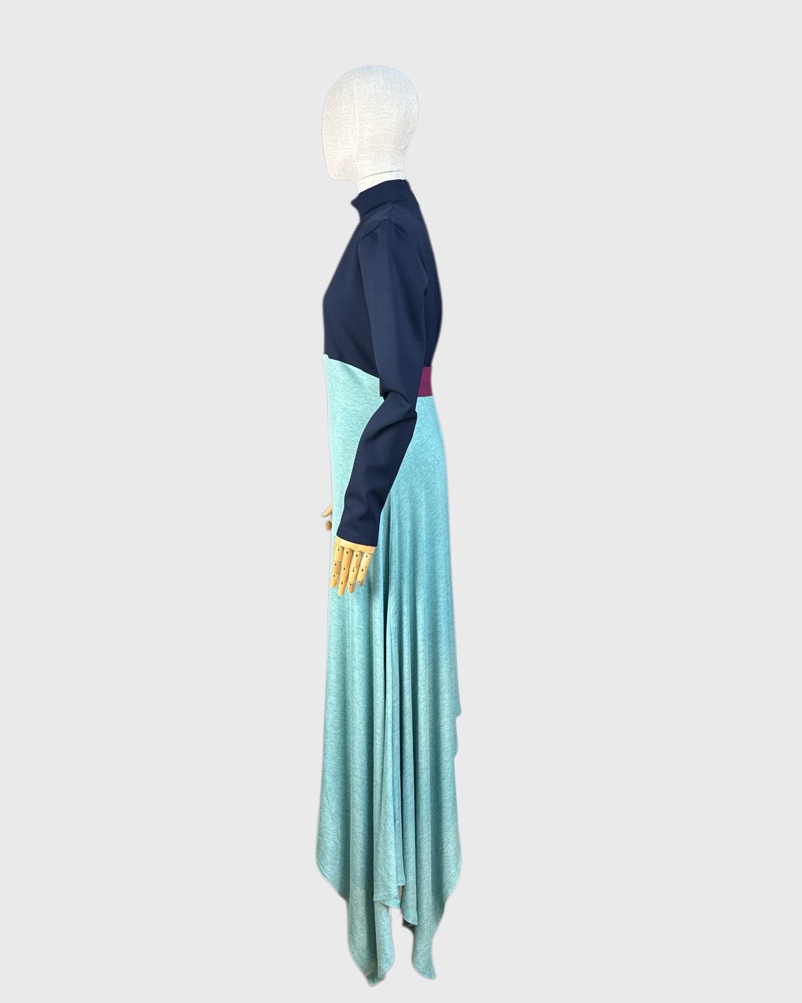 Robe bicolore asymétrique Marie Saint Pierre, taille M