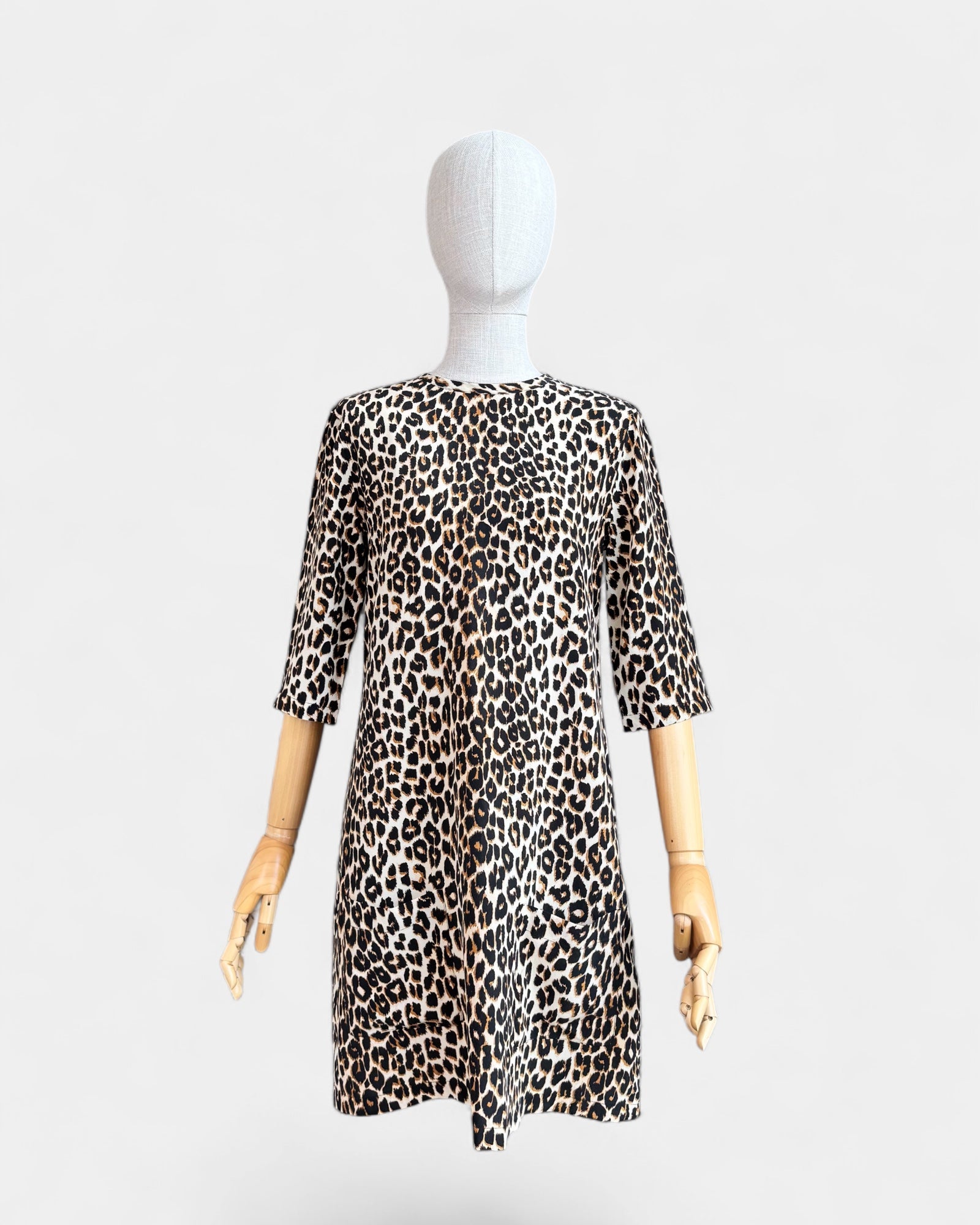 Robe leopard Marron Equipment , XS