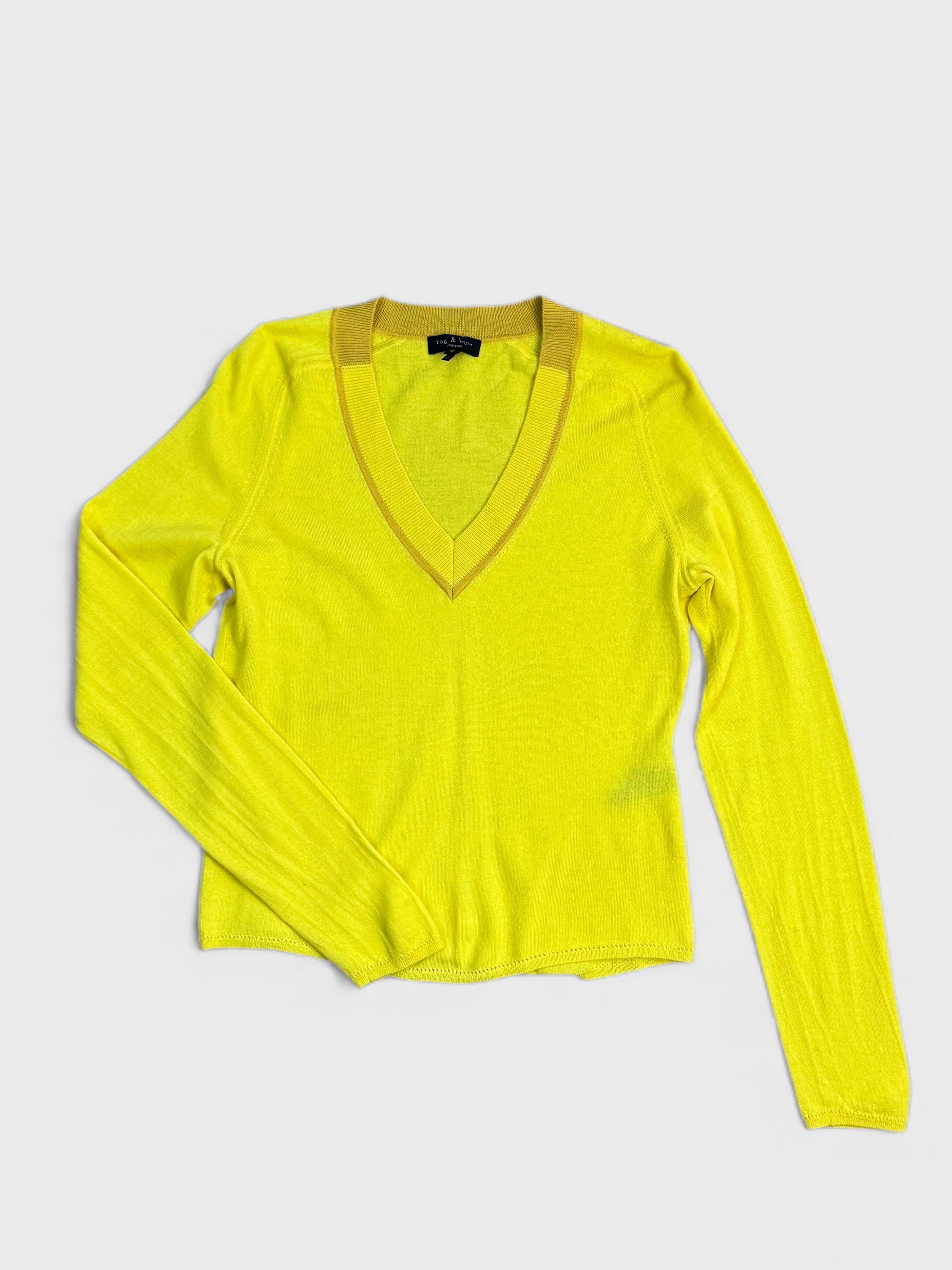 Pull tricot Jaune Rag & bone , L