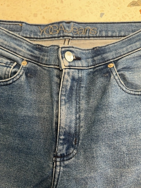 Blue Loose Yoga Jeans, 27