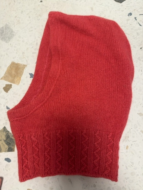 Pink Wool Balaclava